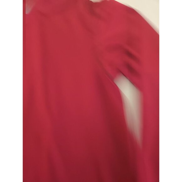 Nike Pro Combat Dri-FIT Compression Shirt Burgundy Red Long Sleeve Base Layer XL - Picture 4 of 13